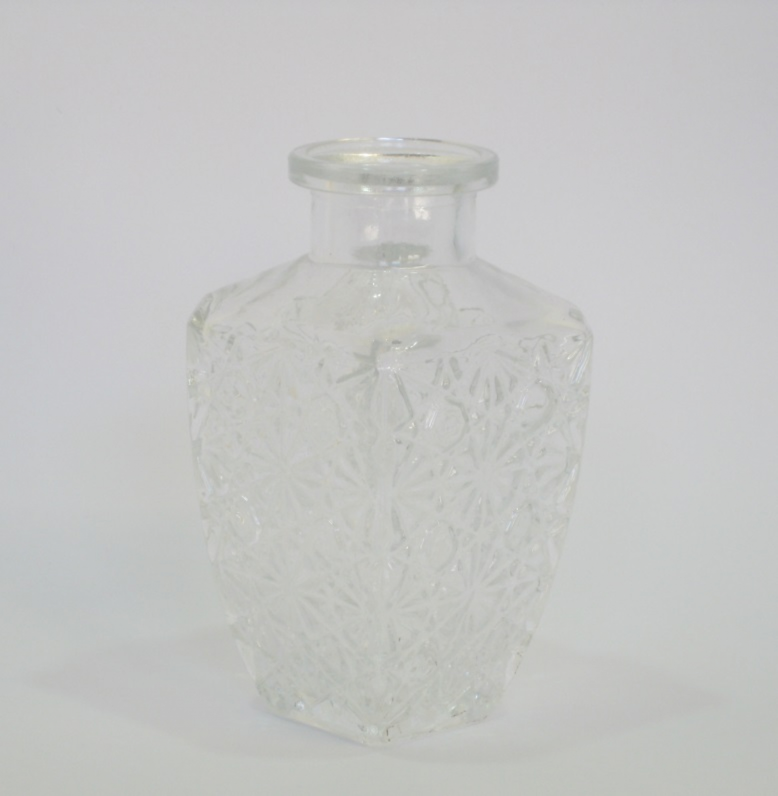 Glas-Vase H12,5cm D6,8cm klar 710369-17